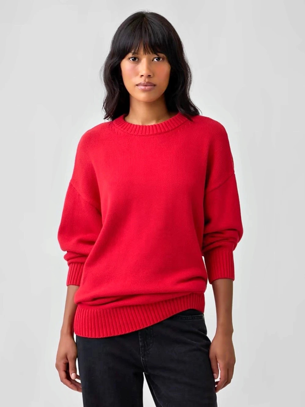 Gap 100% Cotton Oversized Sweater Red - Size XXL